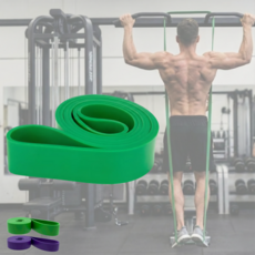 임셀 체중 30퍼 보조 턱걸이 풀업 밴드, 1개, 그린