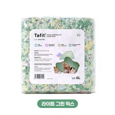 타핏 뭉게구름 페이퍼 베딩 그린 믹스, 1개, 450g