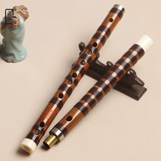 永華親製高檔苦竹笛子樂器，適合初學考級專業演奏，提供CDEFG調橫笛選擇, 1個, C調+配件+皮包