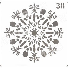 ST-CU2-0307型染版(Stencil)-蝶古巴特diy-簍空模板-塗鴉模版-繪畫模版, 1個, ST-CU2-0307