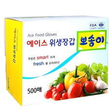 에이스 뽀송이 위생장갑, 500개입, 1개