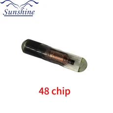 선샤인315/433Mhz 아우디 Q7 B7 Q3 A3 TT A2 A8 A6 A4 S5 C5 C6 B6 A5 Q5 S RS S18X0837220 ID48용 리모컨, 05 ID 48 chip, 02 1PCS