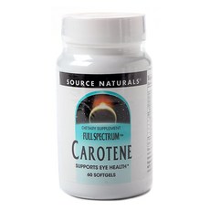 SOURCE NATURALS 全譜胡蘿蔔素軟膠囊, 1個