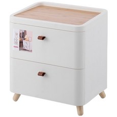 日式收納櫃 2層, White, 30cm, 2個