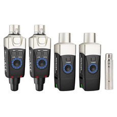 콘덴서 마이크용 Xvive U3C XLR 플러그온 무선 시스템 - 48V/12V 전원, U3D Dual Set