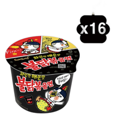 삼양 불닭볶음면 큰컵, 16개