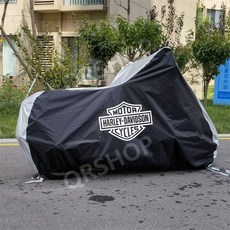 할리 883 나이트 크롤러 975 로드킹 팻보이 아메리칸 x350 대형 바이크 커버 덮개, 210 초박형 휴대용 소재