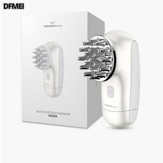 DFMEI TOUCHBeauty渲美電動震動多功能頭皮頭部按摩儀按摩器面部潔面儀, 129*63*75mm, 渲美白