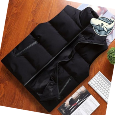 멀티포켓 블랙 패딩 조끼 겨울용 작업복 등산 스포츠