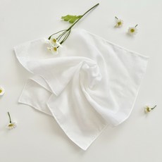 따리드리 아기 신생아 무형광 순면 국산 대나무 가제손수건 특대 40장 세트