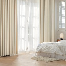 소프트 양면 암막 커튼 방한 방풍 거실 안방 커튼 아일렛형