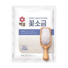 백설 꽃소금, 3kg, 2개