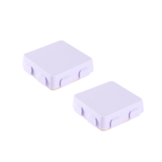 2angels 矽膠拼圖餐盤兩入組 寶寶安全餐具 趣味拼圖設計 易清洗食品級矽膠餐盤, 拼圖餐盤, 2套, 薰衣草拿鐵+薰衣草拿鐵