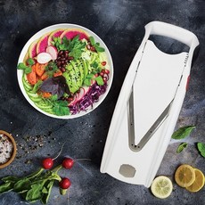 독일 정식수입 정품 베르너 신제품 4단계 두께조절 V5 만능채칼세트 베이직, V5베이직(평칼만)