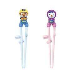 [잼뽀니] 패티 에디슨 1단계 젓가락 뽀로로 패티 젓가락 즐거운 식사시간과 두뇌발달에 도움을 주는 에디슨 젓가락, 1개