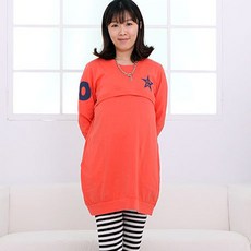 날개 수유티 지퍼형 수유복 수유티셔츠 봄 가을