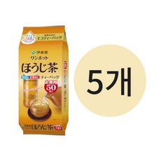 이토엔 호지차 에코티백, 250개, 5개, 50개입