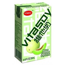 비타소이 두유 음료 멜론 맛 240ml (24개 팩) Vitasoy Soy Milk Drink Melon Flavor 8.45oz (Pack of 24)