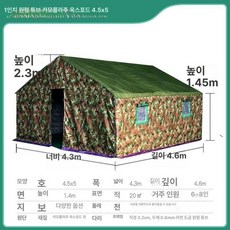 프리미엄 대형 초두꺼운 야외 방수 접이식 캔버스 세로형 배너, 기본 사용 인원, 1_두꺼운 멀티컬러 옥스포드천 4.5