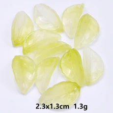 30pcs 유리 잎 구슬 모양의 보석에 대 한 느슨한 스페이서 비즈 DIY 팔찌 귀걸이 액세서리 만들기, Style 12, 12 Style 12