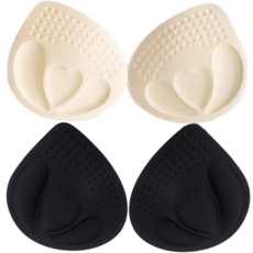 벨에라 여성용 6CM 4CM 푸쉬업 볼륨업 누디 C컵효과 노와이어 브라패드 2세트