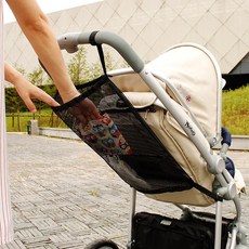 라궁 유모차 수납가방 다용도 고리 가방, 검정, 2개