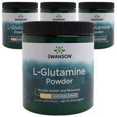 SWANSON 斯旺森 L-谷氨酰胺粉, 4個, 340克