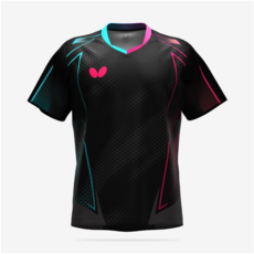 버터플라이 탁구상의 네이서스 티셔츠 (네이비) /탁구유니폼