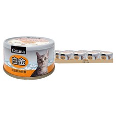 Catuna 開心白金烤漆貓罐 幼貓鮪魚特餐, 80g, 24罐