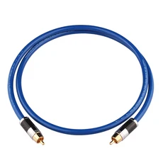 7N OCC RCA 오디오 케이블 남성-남성 75Ω 프리미엄 SPDIF 동축 Rca-사운드 바 CD DVD 디지털 TV용 Rca 스, 01 RCA Cable, 04 1.5미터