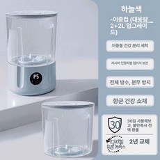 소형 가정용 미니탈수기 속옷 양말 수건 기숙사 세탁기, 더블컵 스카이블루, 기본 모델명/품번