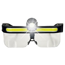 솔로 안경 라이트 헤드랜턴 캡라이트 낚시 캠핑 등산 자전거 작업용 헤드라이트 헤드램프 S-G500, 1개