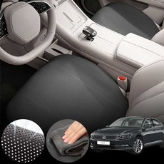 폭스바겐 더뉴 파사트 2.5 (CBV) 차량용 초슬림 통풍 시트 커버 블랙 2개 세트