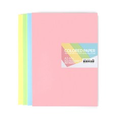 star starred 4컬러 두꺼운 색지(4 COLORED PAPER), 180g A3 60매