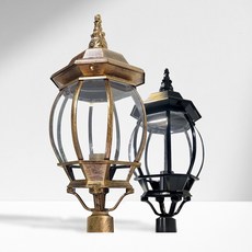 나눔조명 전기 가로등 LED 잔디등 정원등 조명, 20. 상부등 황동 팔각(대)