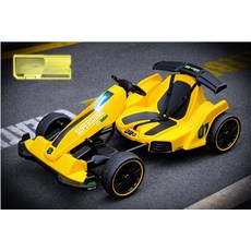 골든루트 어린이고카트 카트 전동휠 자동차 전동, 전기 구동, 1개, 고급형 옐로우 12V11A 소프트 휠