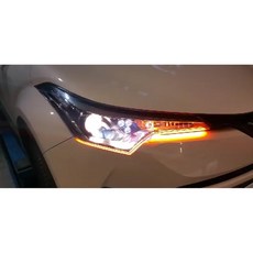 日型燈 序列式方向燈 可裝大燈 尾翼 隨意貼 安裝容易 可裁剪 車用LED燈條, 1個