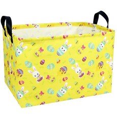 ASKETAM 아동용 대형 빈 부활절 바구니 패브릭 맞춤형 토끼 달걀 부활절 선물 바구니 남아 및 여아용 (토끼 마술사 부활절 달걀), 토끼 닭