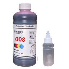 優墨 適用EPSON 008 商業用500ml 相容防水型 贈空瓶 L系列印表機 L15160 L6490 M2170, 紅 M(需統編請備註),664型