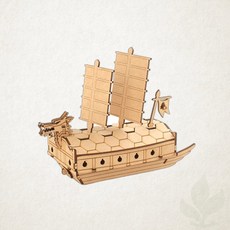 풀백카 영공방 거북선 이순신 철갑선 귀선 전통 배 만들기 키트 TM580
