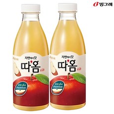 빙그레 빙그레 따옴 사과 주스 730ml(2입) 냉장주스, 730ml, 1개