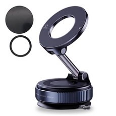 퀄스 360도 차량용 맥세이프거치대 3세대 초강력 진공흡착식 핸드폰 태블릿 거치대, 1개