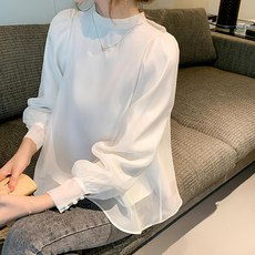 LUNA GIRL 女款浪漫喇叭袖襯衫