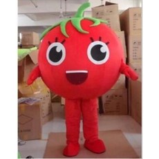 가지 인형탈 캐릭터 행사 농산물 축제 오이 의상 옥수수 인형 코스프레 젤리 당근, 한 사이즈, A. 토마토