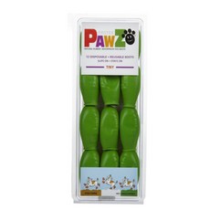 Pawz 포우즈 천연 라텍스 강아지 신발 Tiny 연두 12개입, 1개
