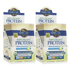 Garden of Life 植物配方高蛋白粉 香草味, 2個, 10片