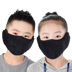 유아동 극세사 귀마개 마스크 4개 세트 아동 어린이 방한 따뜻한 귀마개 마스크 겨울 마스크 방한용품