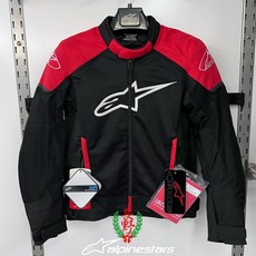 長野車業 Alpinestars T-SP X SUPERAIR JACKET ASIA 22年新款夏季透氣外套，亞洲版型，輕量透氣, 黑紅, 1個