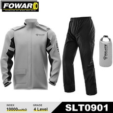 호환용 남녀공용 반사 바이크 오토바이 우비 방수 모토크로스 사이클링 의류 모터바이커 재킷 야외 M-3XL, 1개, [05] SLT0901 Gray