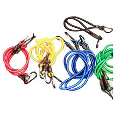 露營中毒本鋪 DaPoLuLuMi 超實用彈力繩 彈力繩 登山扣式 不同長度不同顏色, 150cm彈力繩 綠色